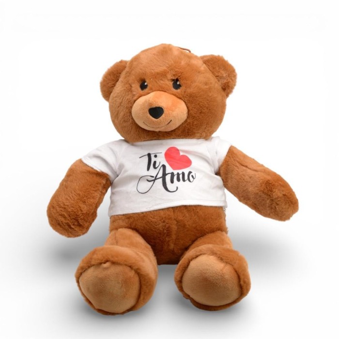 ORSO PELUCHE CON SHIRT CM.35